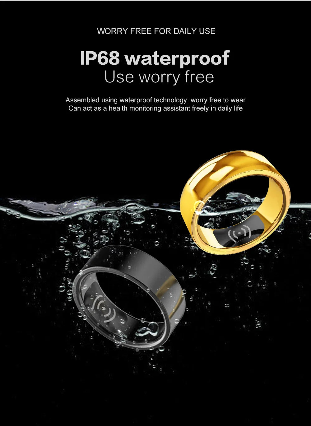 Smart™ Health Tracking Ring