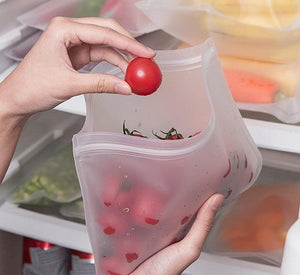 Reusable Silicone Food Storage Ziplock Bags - Trendy Planet