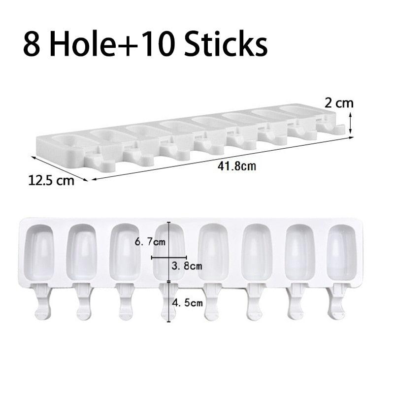 Silicone Ice Cream Popsicle Mould - Trendy Planet