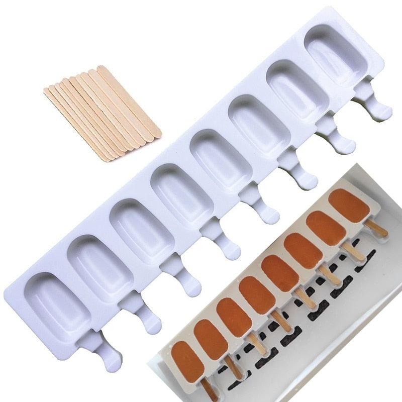 Silicone Ice Cream Popsicle Mould - Trendy Planet