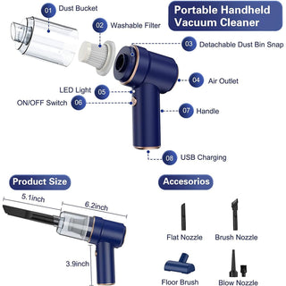 Handheld High Power Vacuum Cleaner - Trendy Planet