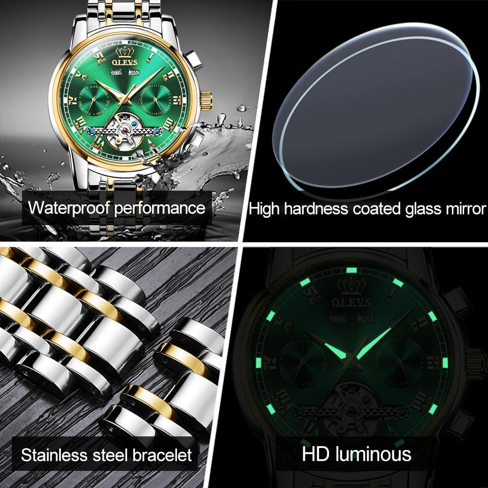 OLEVS Automatic Mechanical Men Watch - Trendy Planet