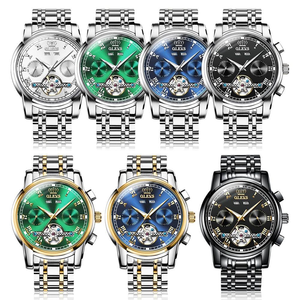 OLEVS Automatic Mechanical Men Watch - Trendy Planet