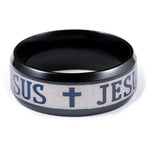 Stainless Steel  Jesus Cross Ring - Trendy Planet