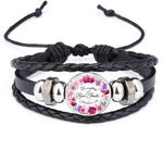 Proverbs Charm Leather Wrap Women Bracelet - Trendy Planet