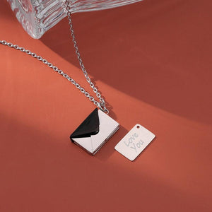 Envelope Locket Necklace - Trendy Planet