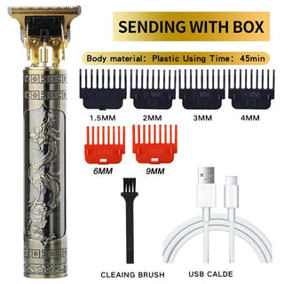 Vintage Style Hair and Beard Clippers - Trendy Planet