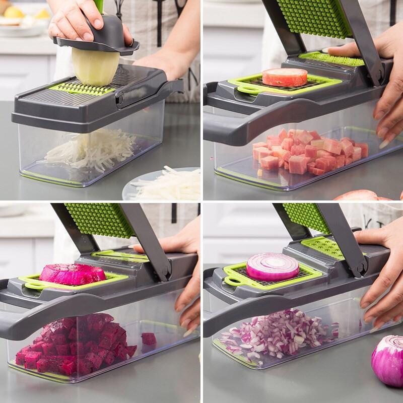 Multifunction Kitchen Slicer 6 Blades - Trendy Planet