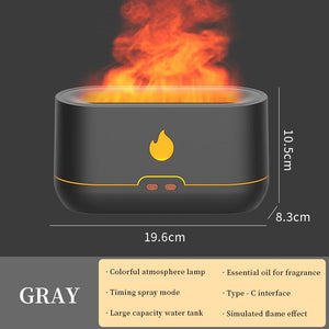 Flame Essential Oil Diffuser - Trendy Planet