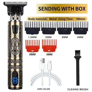 Vintage Style Hair and Beard Clippers - Trendy Planet
