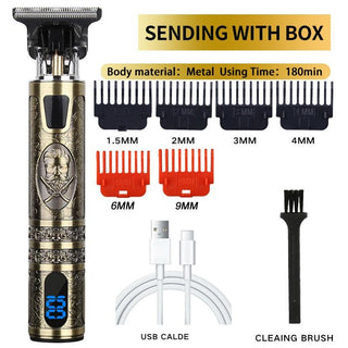 Vintage Style Hair and Beard Clippers - Trendy Planet