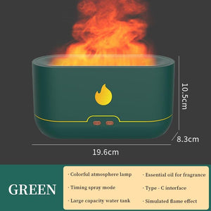 Flame Essential Oil Diffuser - Trendy Planet