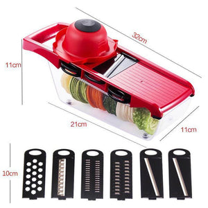 Multifunction Kitchen Slicer 6 Blades - Trendy Planet