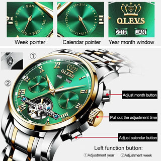 OLEVS Automatic Mechanical Men Watch - Trendy Planet